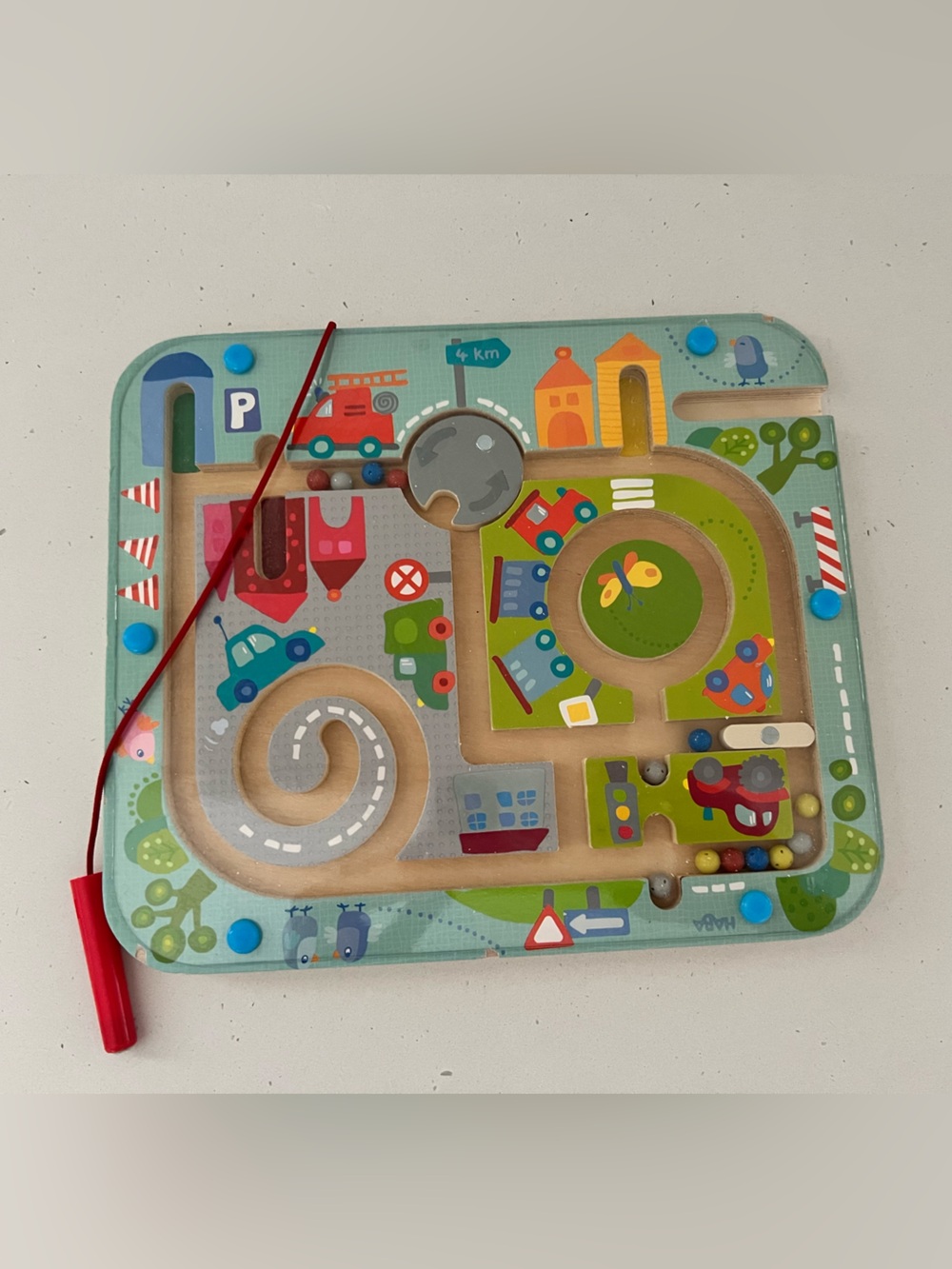 Haba Wooden Road & Transportation Activity Board Toddler Montessori Toy